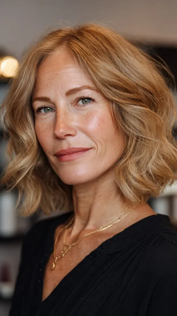 Golden Tawny Waves for Natural Volume