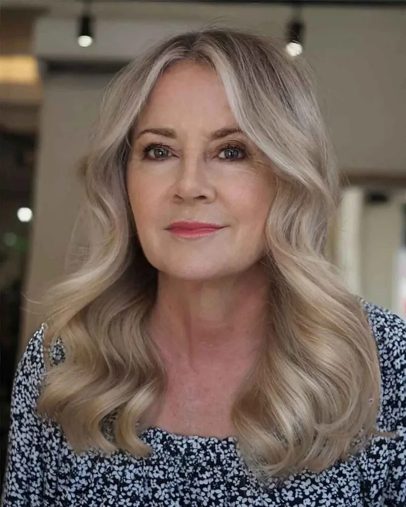 lightly layered cut for older women over fifty