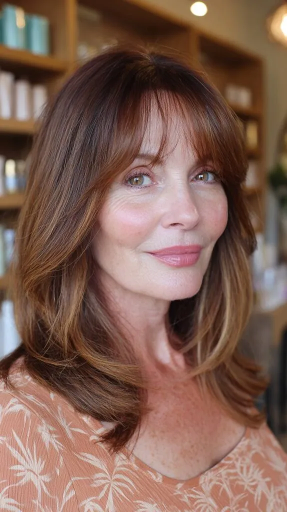 Modern Feathered Cut with Subtle Highlights
