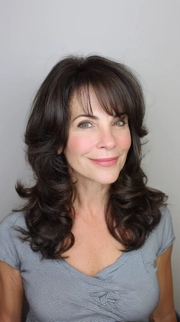 Modern Layered Cut with Flattering Side Bangs