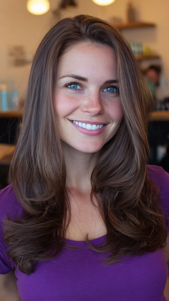 Modern Long Cut with Soft Layered Ends