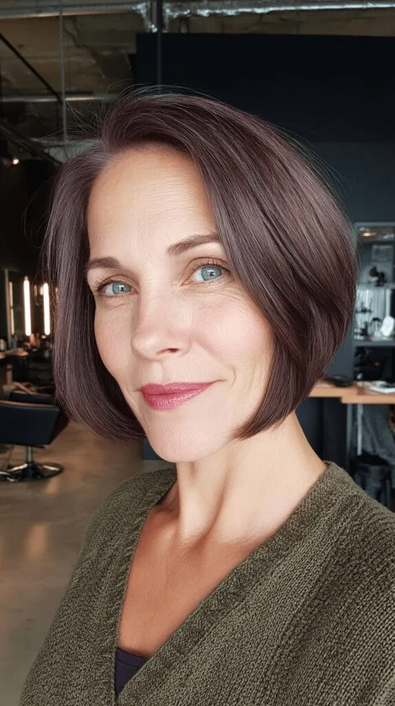Modern Sleek Bob with Subtle Highlights