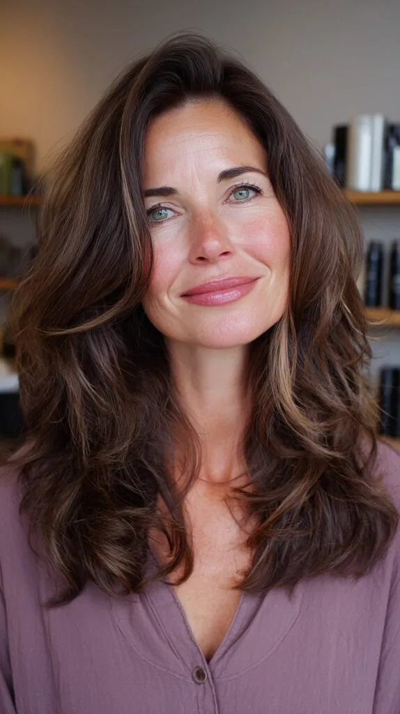 Modern Soft Layered Waves with Subtle Highlights