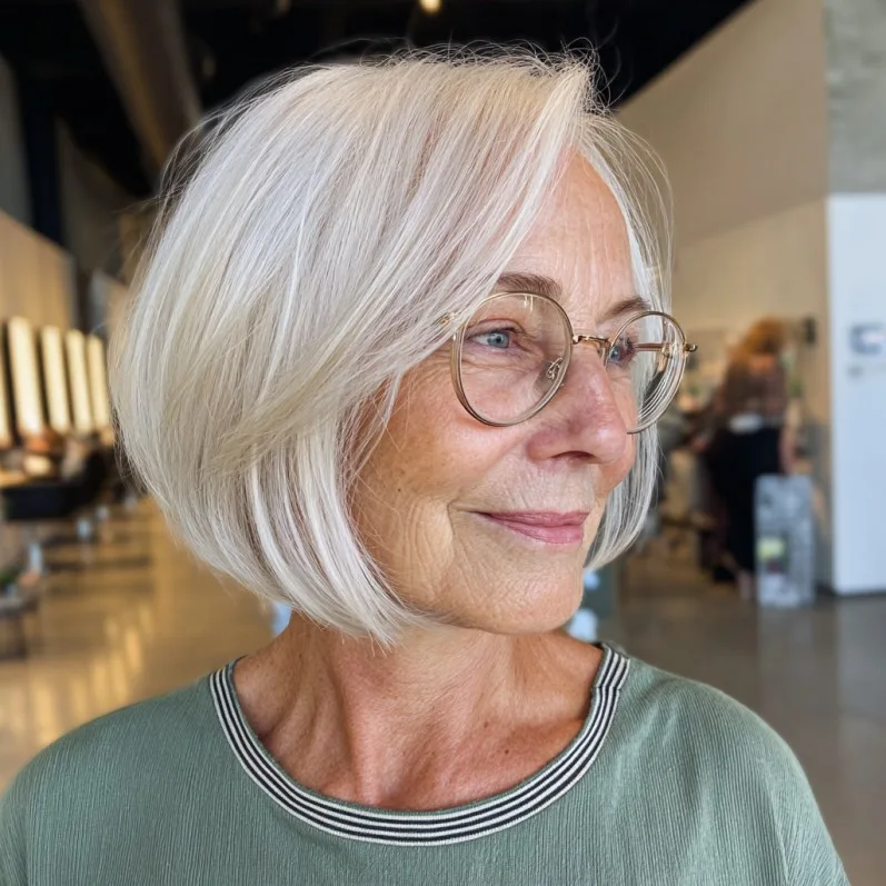 Modern Textured A-Line Bob with Soft Layers