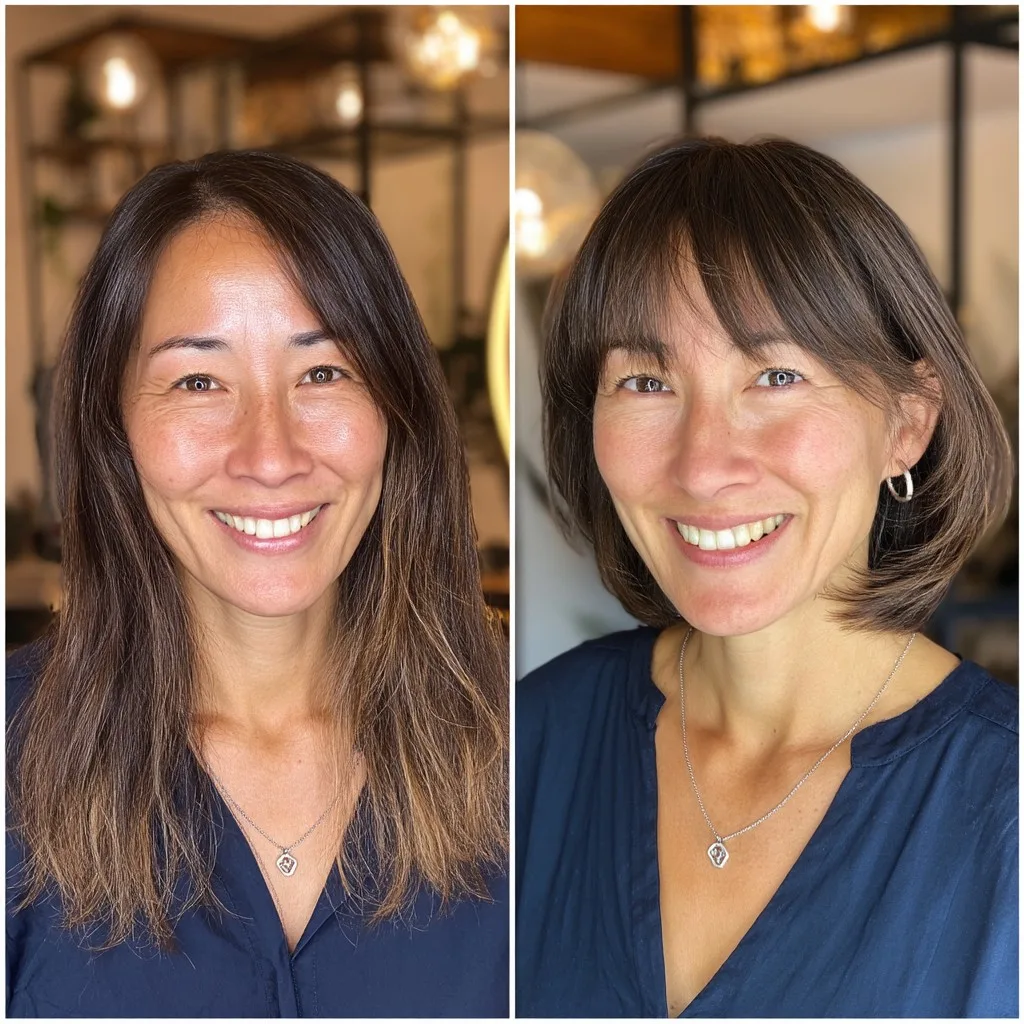 Modern Textured Bob with Soft Layers