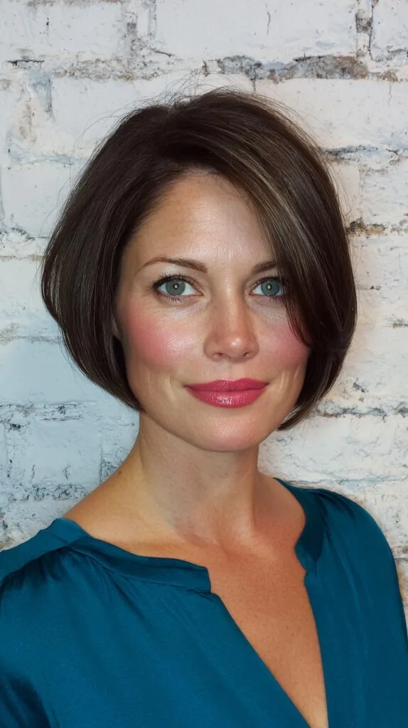 Modern Textured Bob with Subtle Highlights