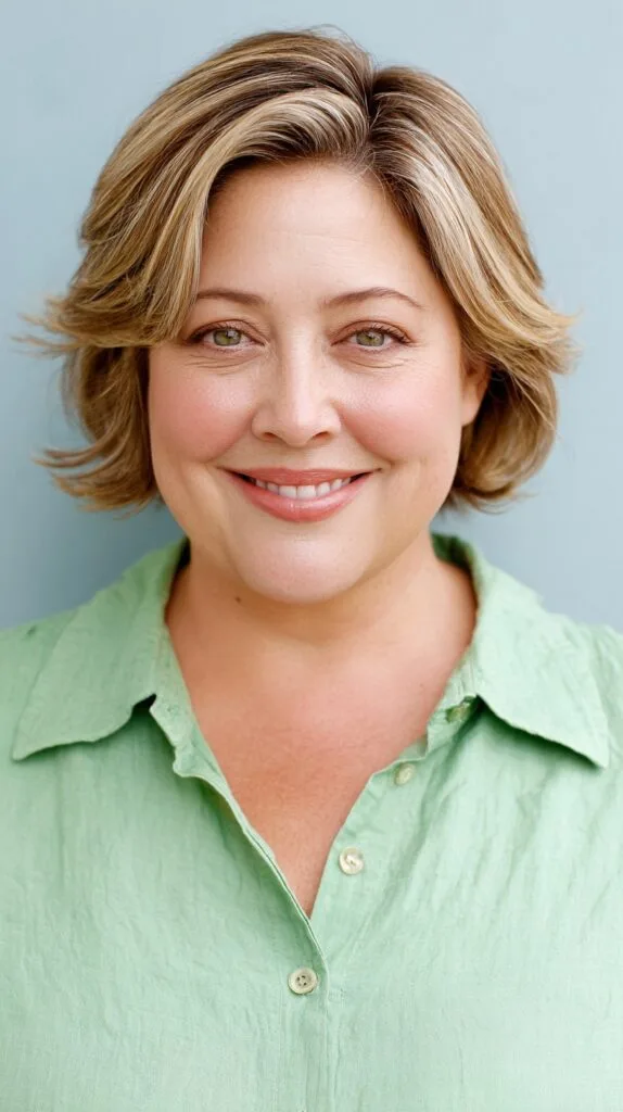 Modern Textured Bob with Subtle Highlights