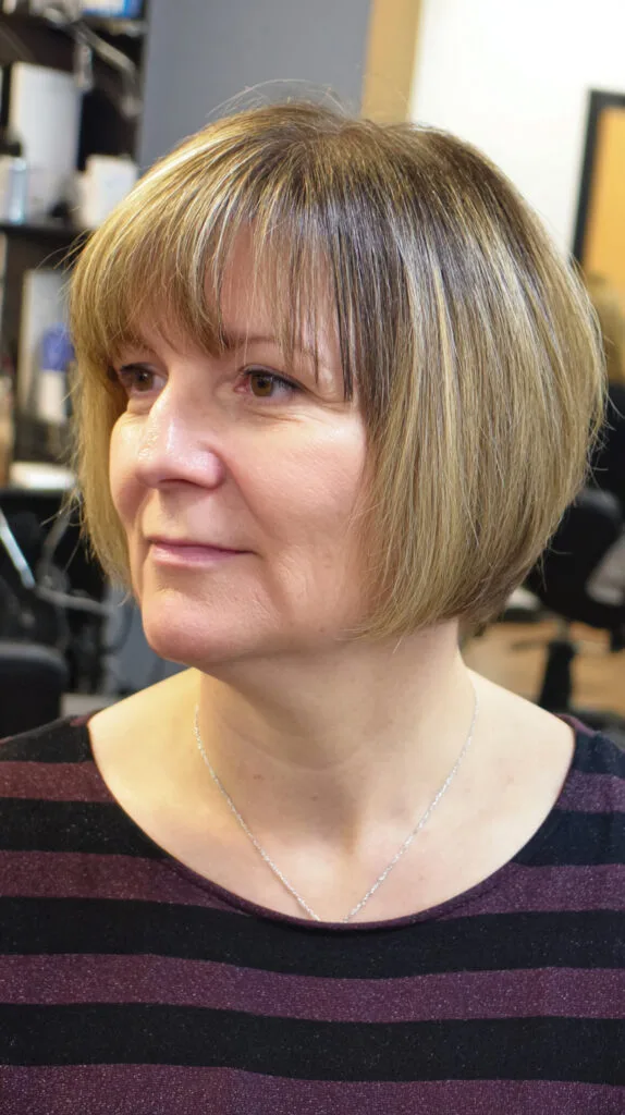 Modern Textured Bob with Subtle Highlights