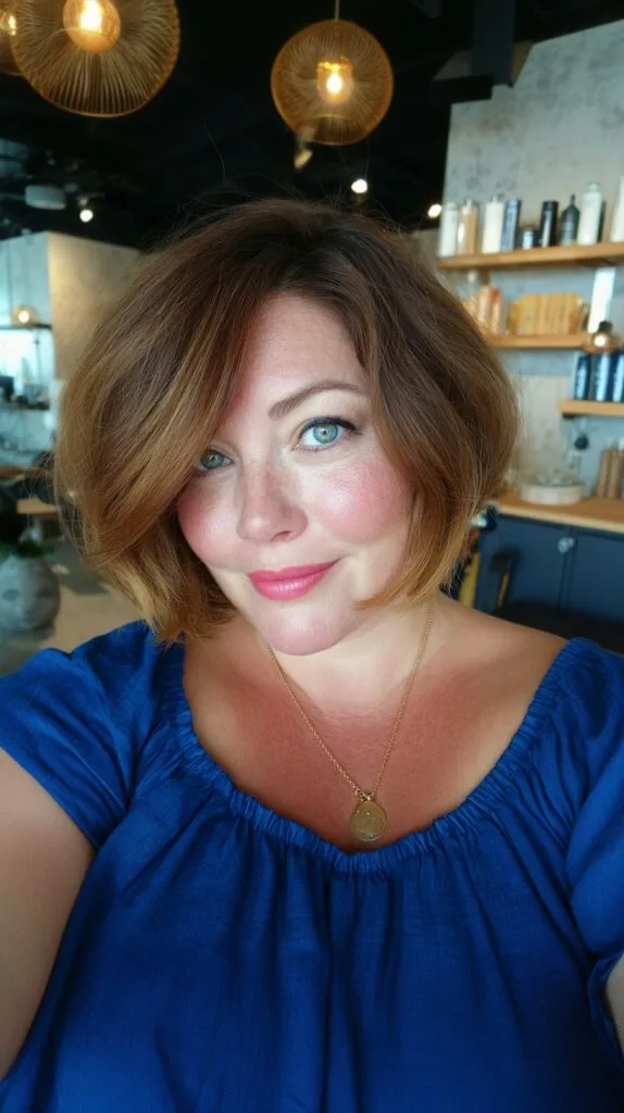Modern Textured Bob with Voluminous Layers