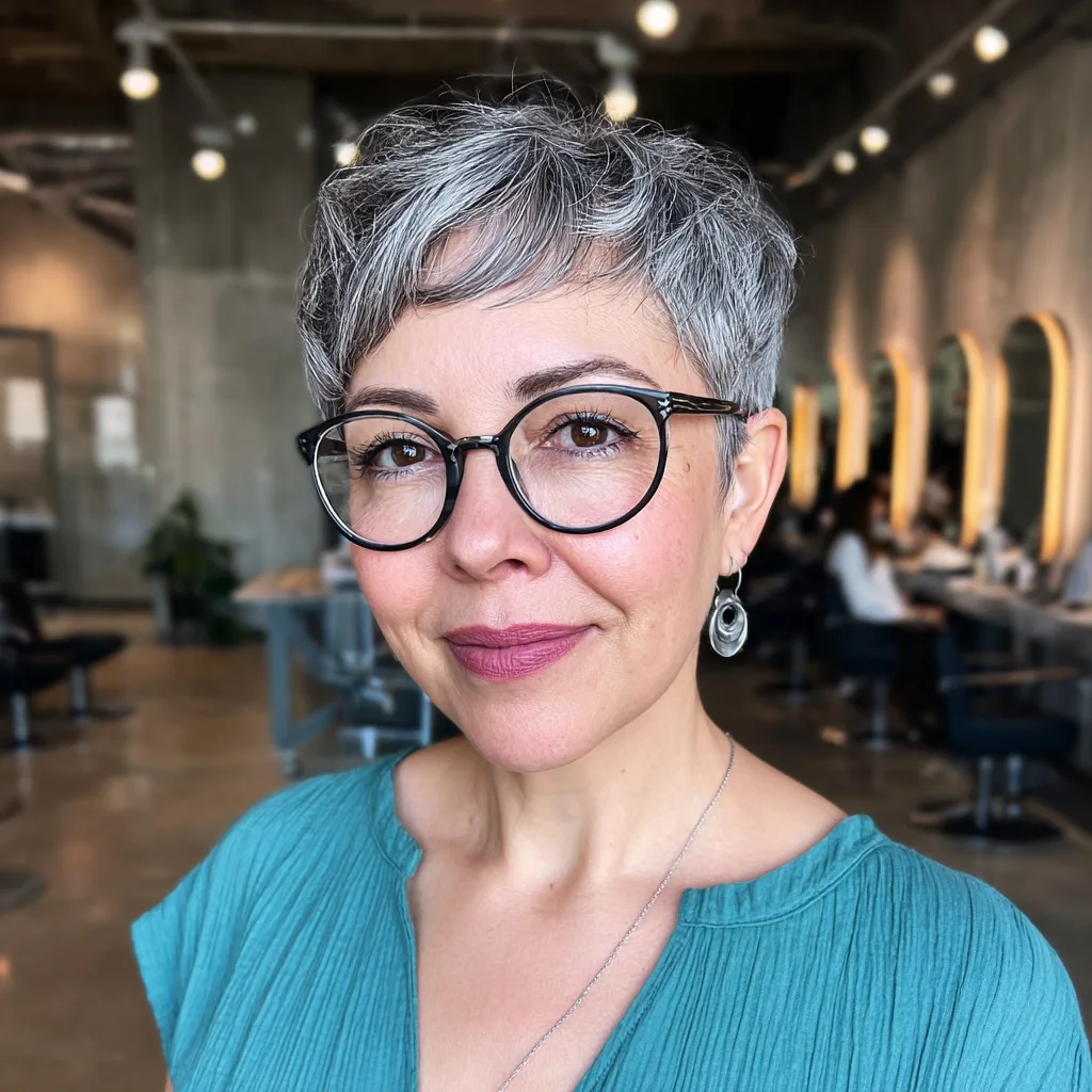 Modern Textured Pixie Cut with Soft Layers