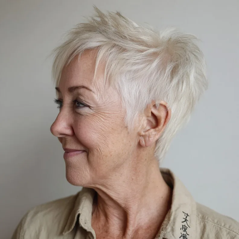 Modern Textured Pixie with Lifting Layers