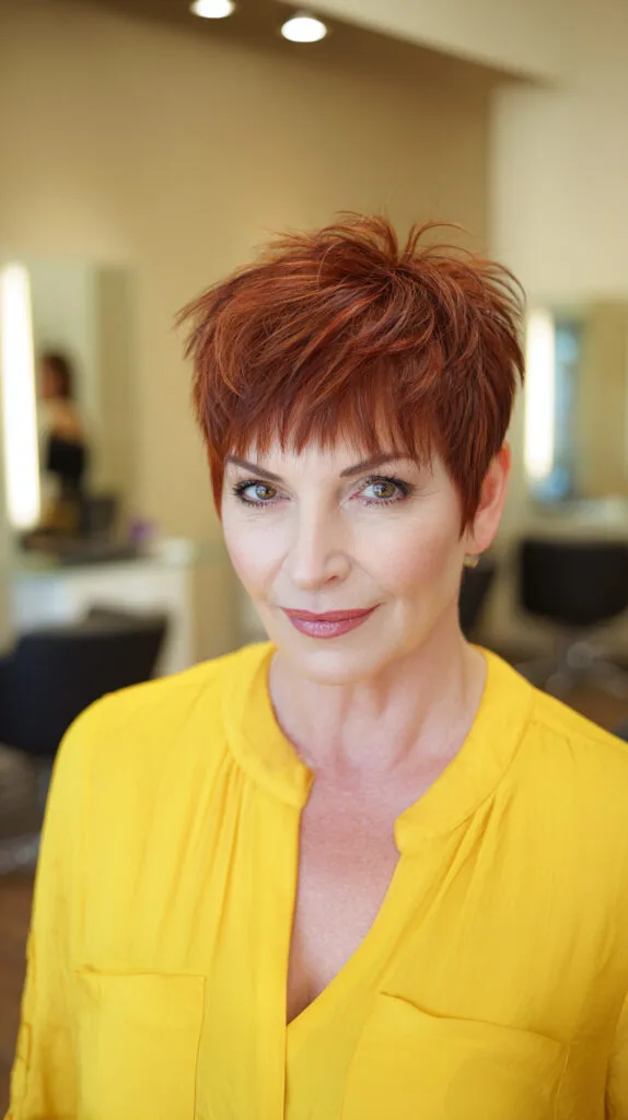 Modern Textured Pixie with Subtle Volume