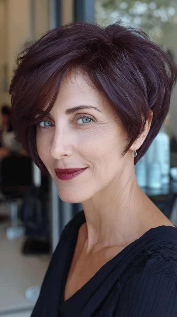 Modern Textured Short Cut with Layers