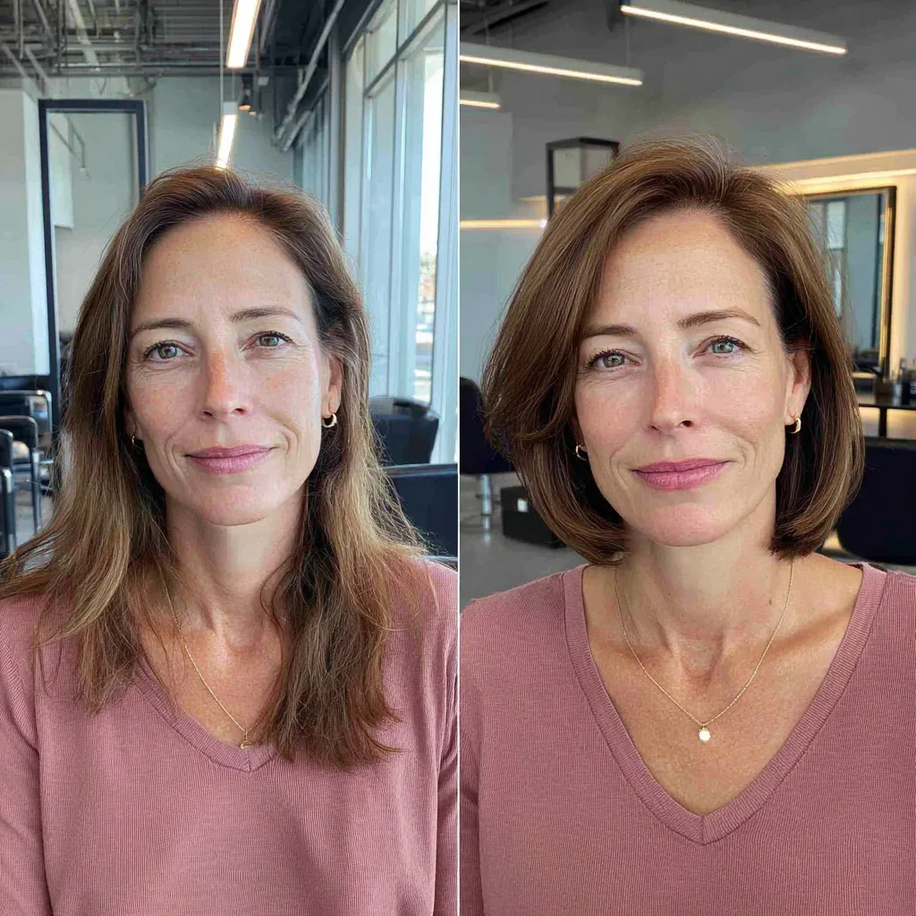 Polished Short Bob with Subtle Layers