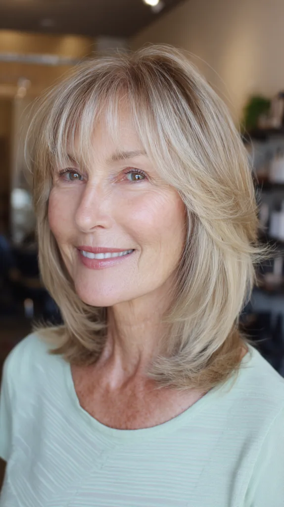 Radiant Feathered Layers with Subtle Highlights