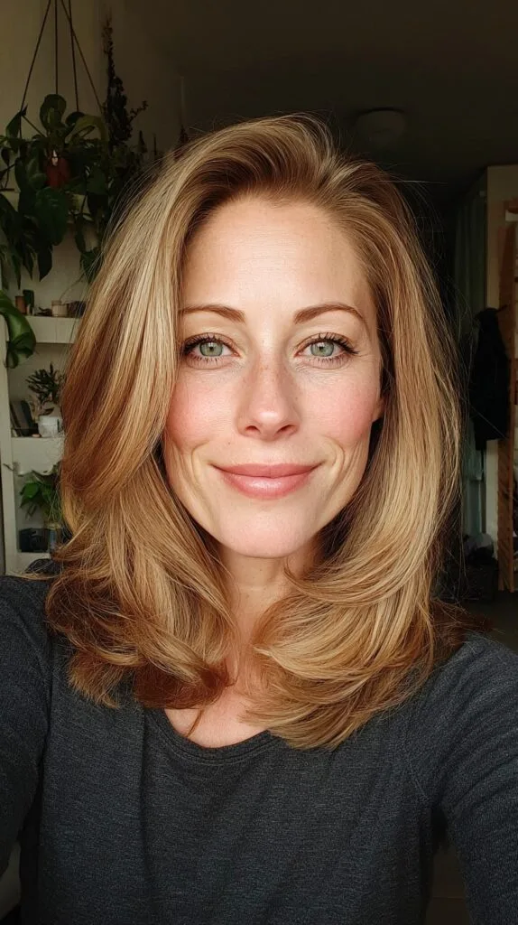 Root-Shadow Butterfly Layers with Face-Framing Sweep