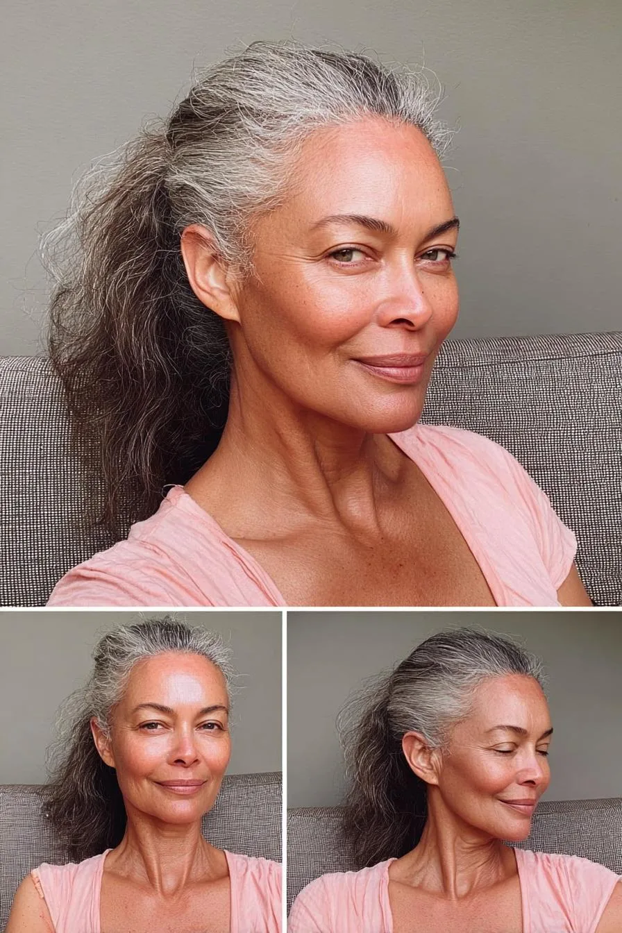 Silver strands in motion