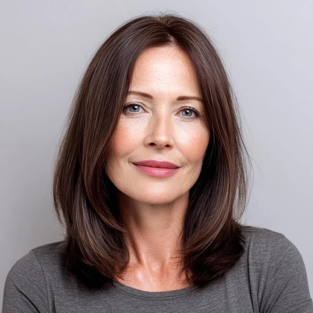 Sleek Long Bob with Subtle Layering