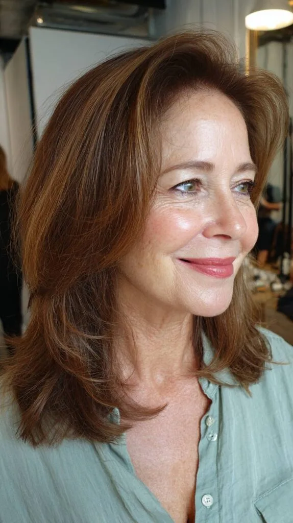 Soft Layered Cut with Natural Highlights
