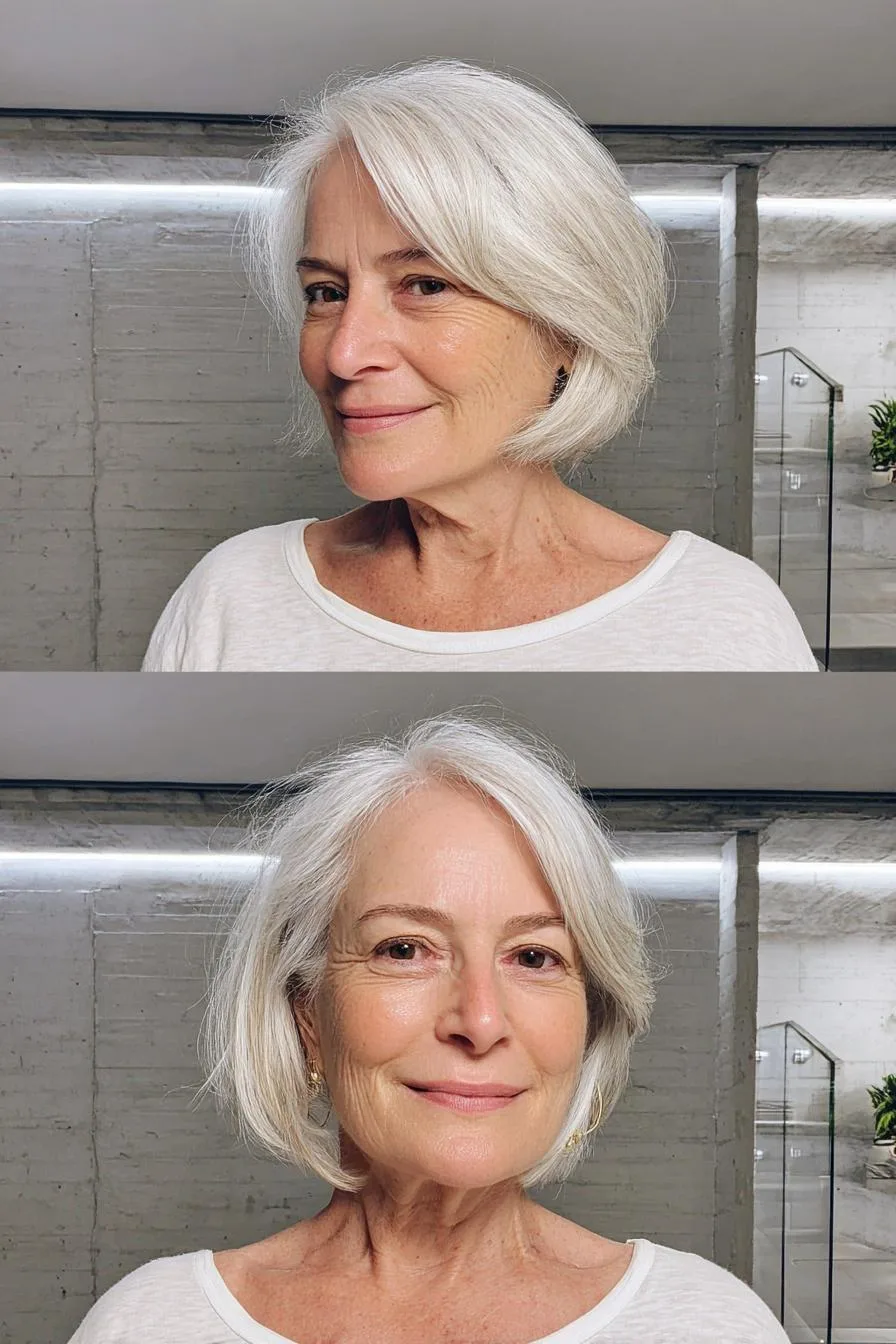 Soft Silver Bob Elegance
