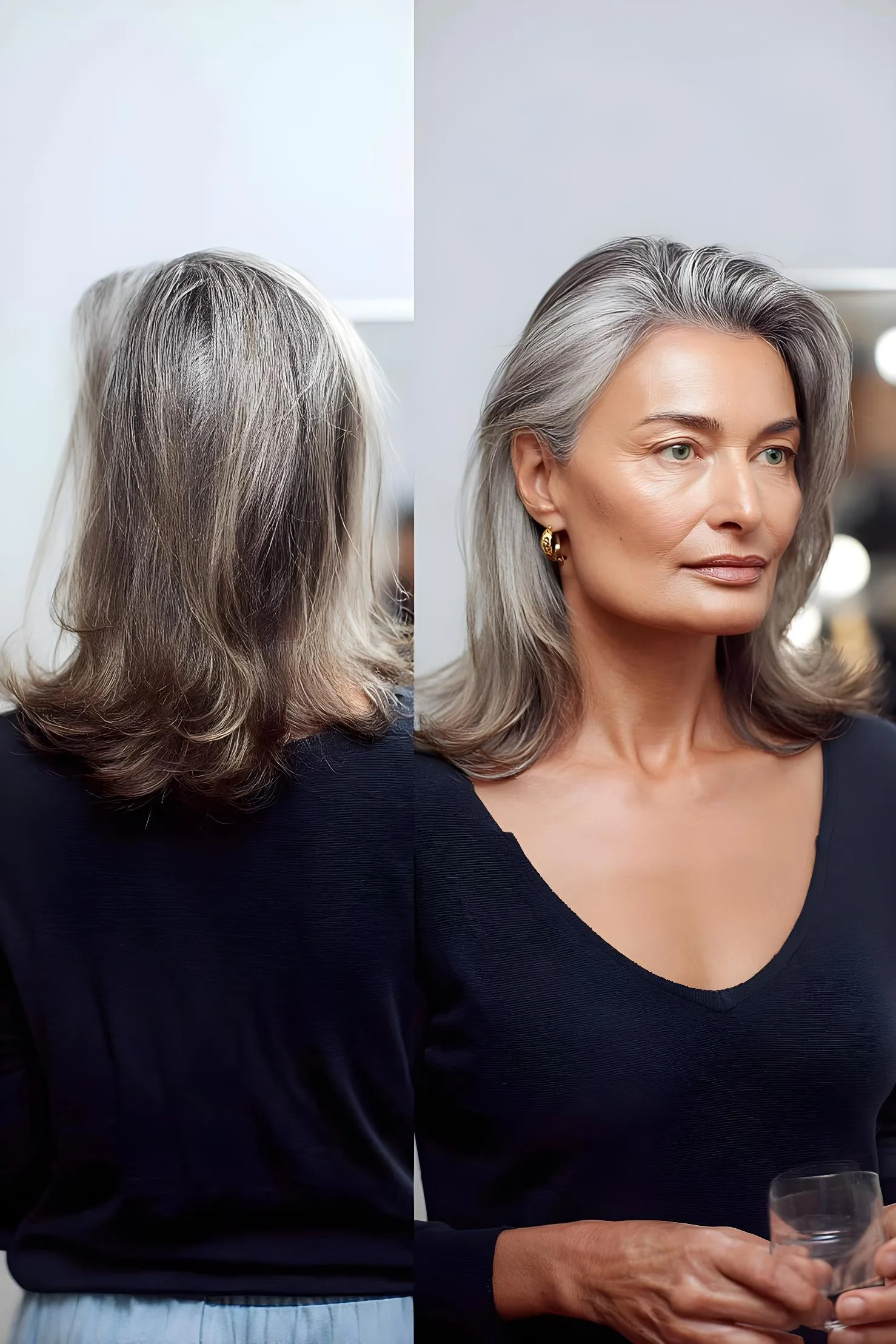 Soft Silver Layers in Motion