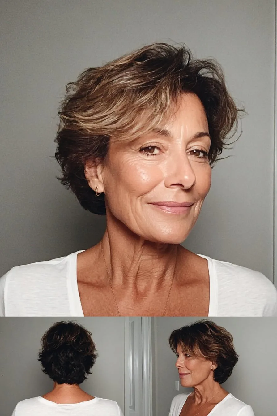 Soft Textured Chin Length Bob