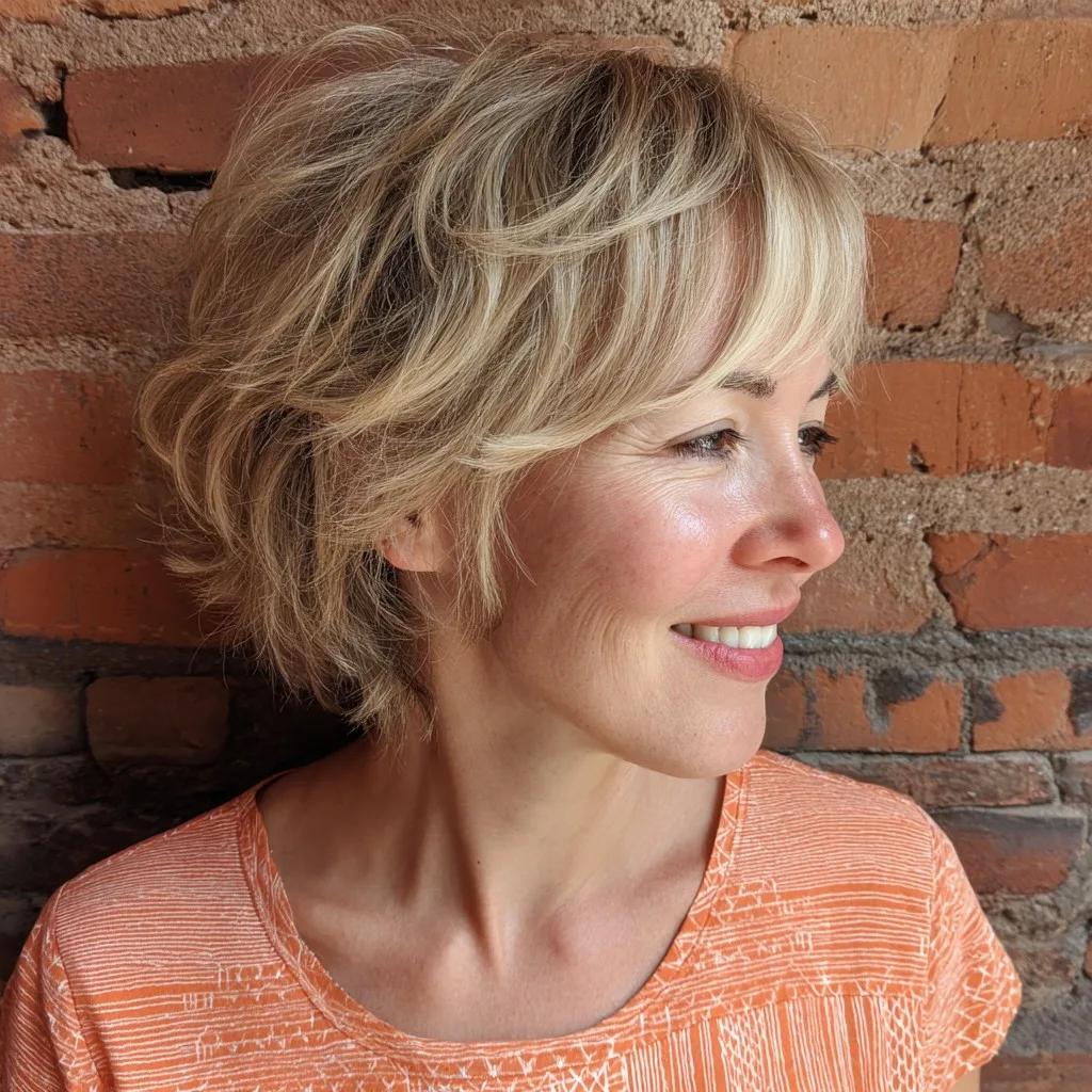 Soft Textured Wavy Cut with Face-Framing Layers