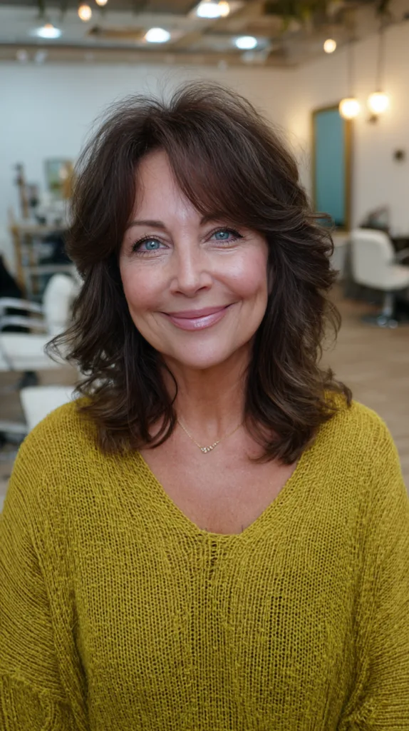 Softly Layered Cut with Subtle Side Bangs