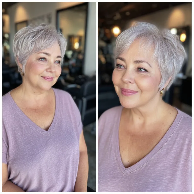Softly Layered Pixie Cut for Effortless Elegance