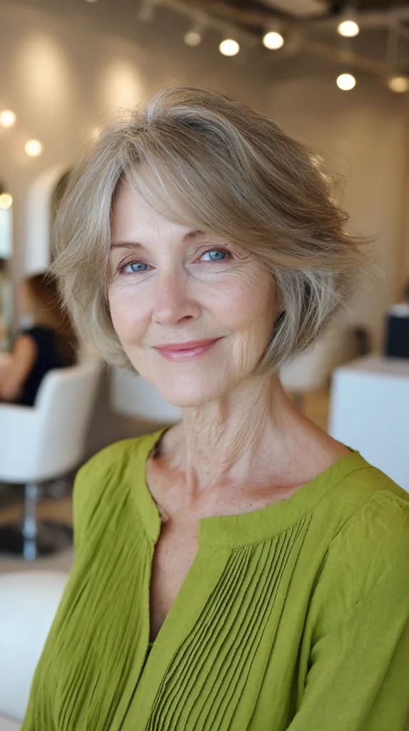 Softly Textured Shag Bob with Gentle Layers