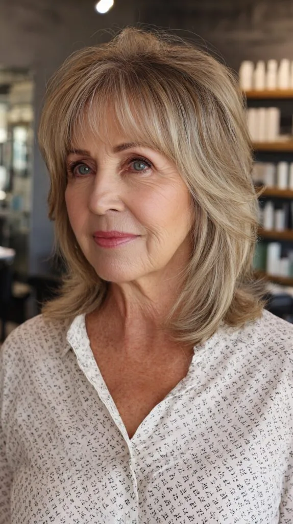 Stylish Feathered Cut with Gentle Layers