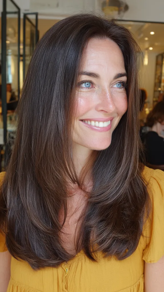 Stylish Long Cut with Subtle Face-Framing Layers