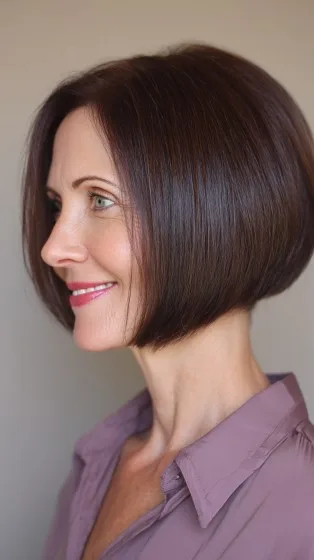 Stylish Rounded Floating Bob with Subtle Layers