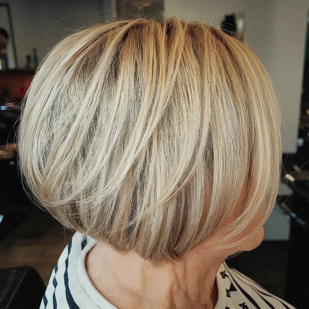 Stylish Short Stacked Bob