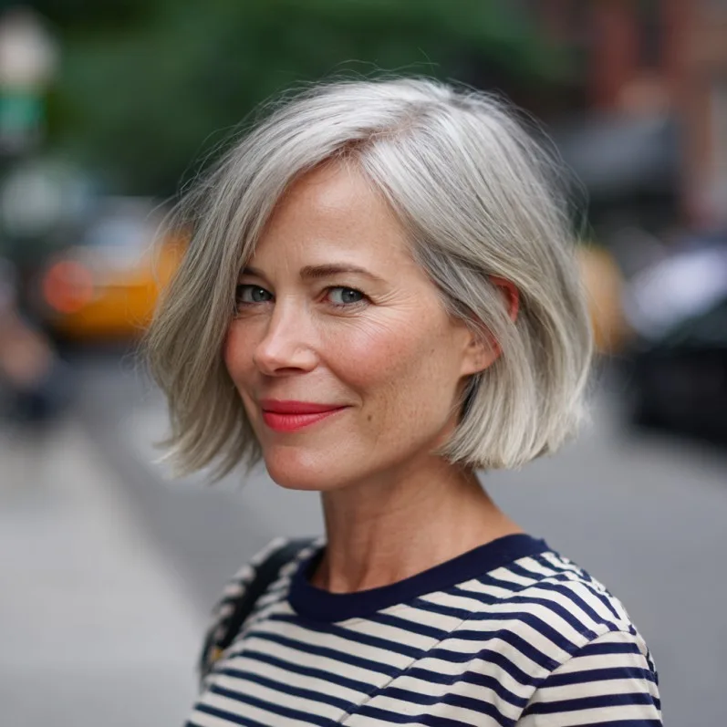 Stylish Textured Bob with Soft Movement