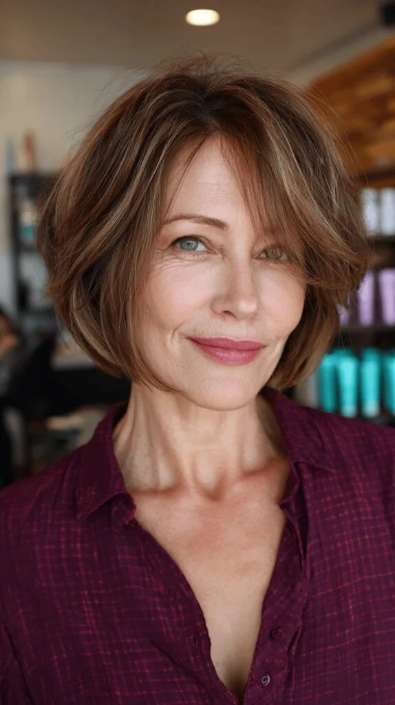 Textured Bob with Subtle Face-Framing Layers