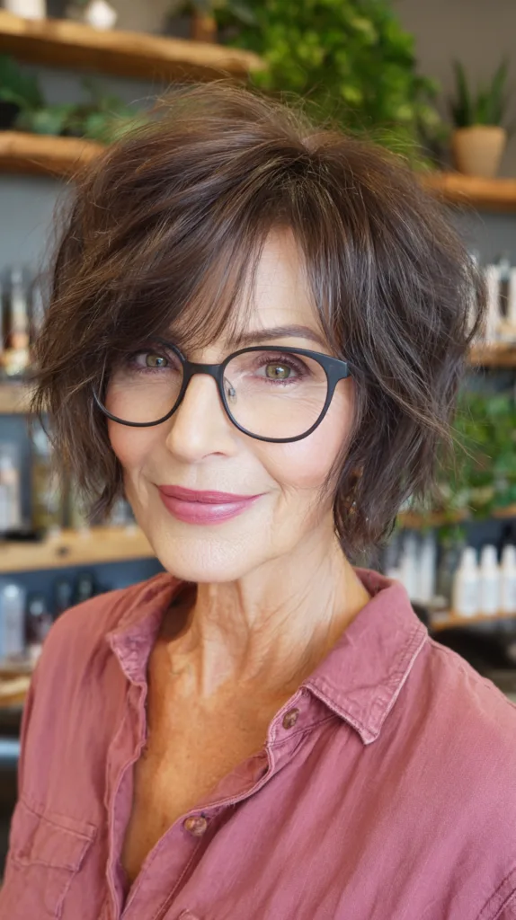 Textured Crop Bob with Soft Waves