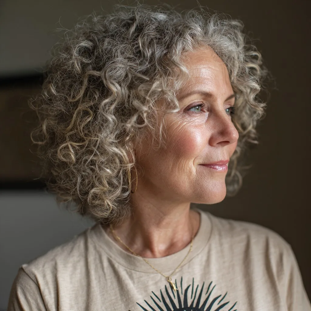 Textured Curly Cut with Defined Ringlets