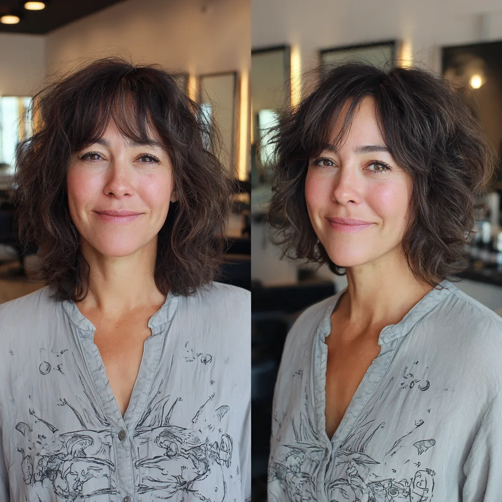 Textured Curtain Bob with Playful Volume