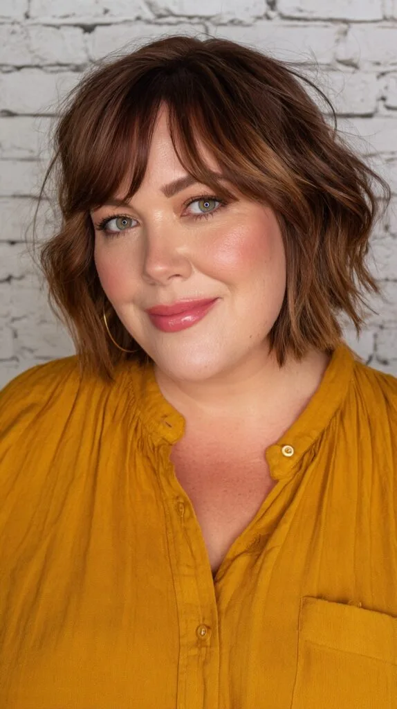 Textured Frayed Bob with Soft Layers