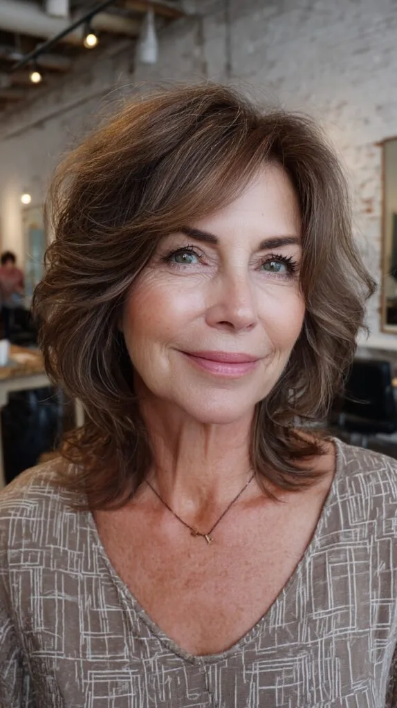Textured Layered Cut with Soft Volume