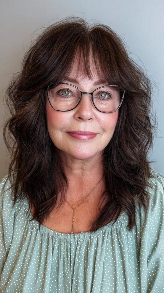 Textured Layered Cut with Soft Volume for Mature Women