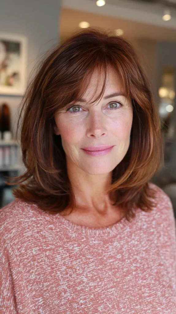 Textured Medium-Length Cut with Soft Subtle Layers