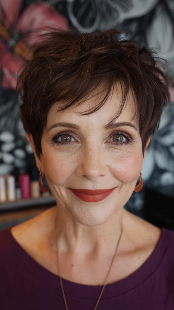 Textured Pixie Cut with Gentle Layers and Soft Volume