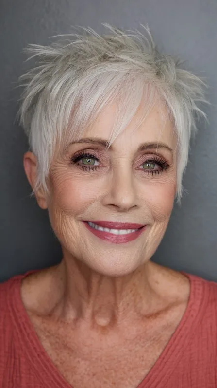 Textured Pixie Cut with Playful Feathered Layers
