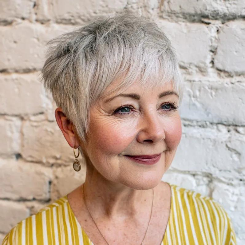 Textured Pixie Cut with Soft Layers