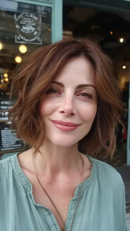 Textured Ripple Bob with Effortless Movement
