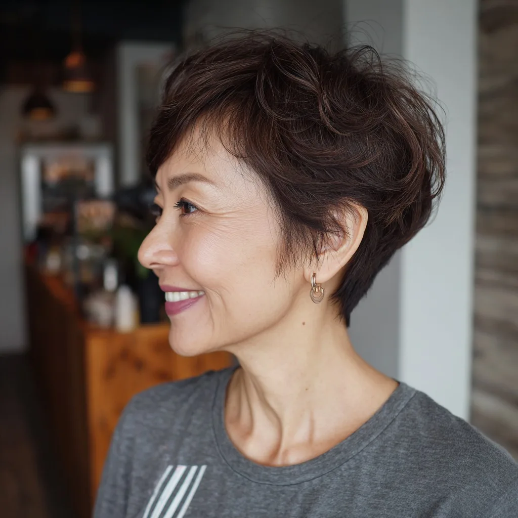 Textured Short Cut with Soft Volume