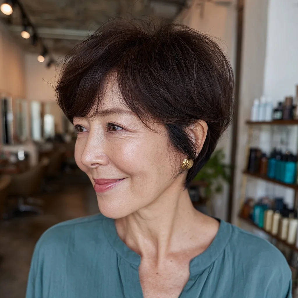 Textured Short Pixie with Subtle Layers