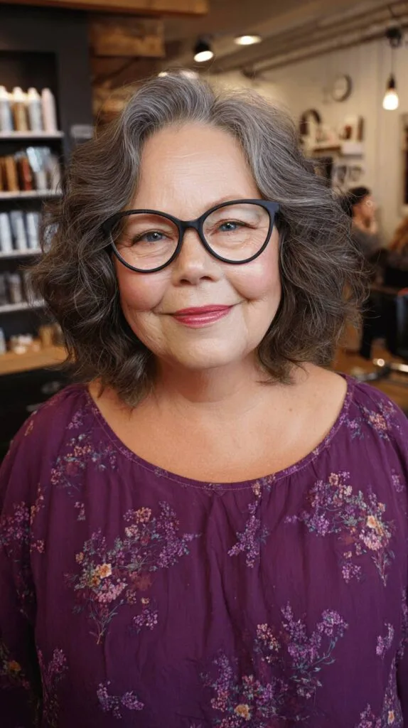 Textured Shoulder-Length Curly Cut with Soft Layers